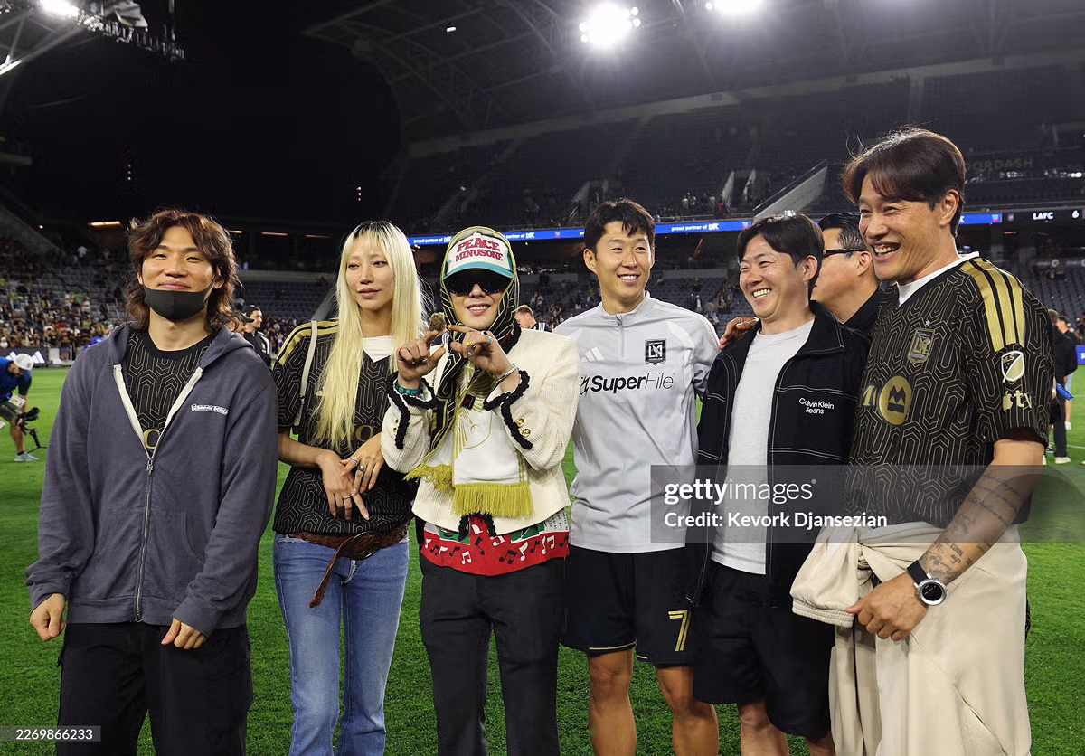 오늘자 손흥민 경기 보러 간 지드래곤, 대성 4