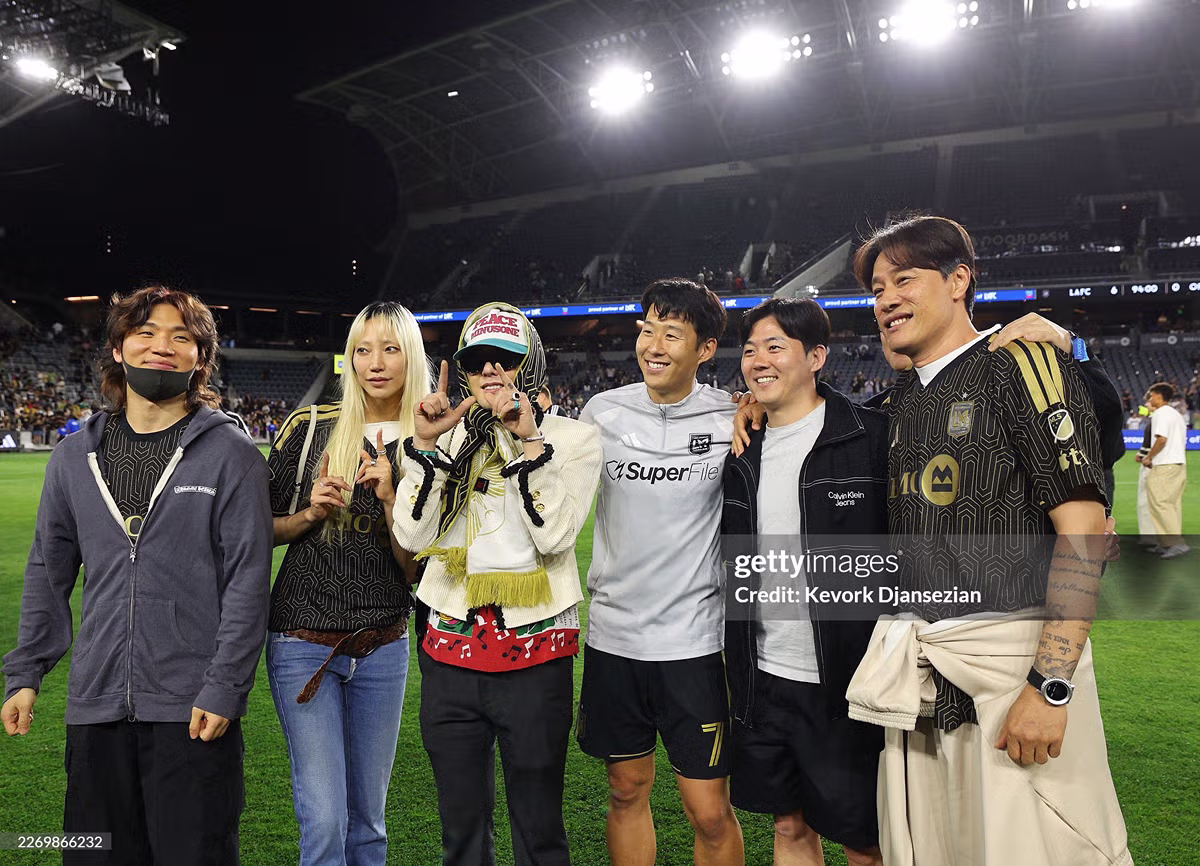 오늘자 손흥민 경기 보러 간 지드래곤, 대성 5