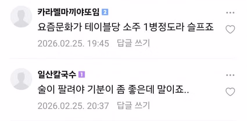 젊은 애들이 술을 안먹어서 힘든 사장님들 6