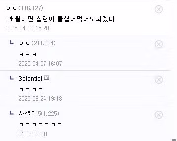 "사랑니 뽑은지 8개월 다 돼가는데 떡볶이 먹어도 되나요" 2