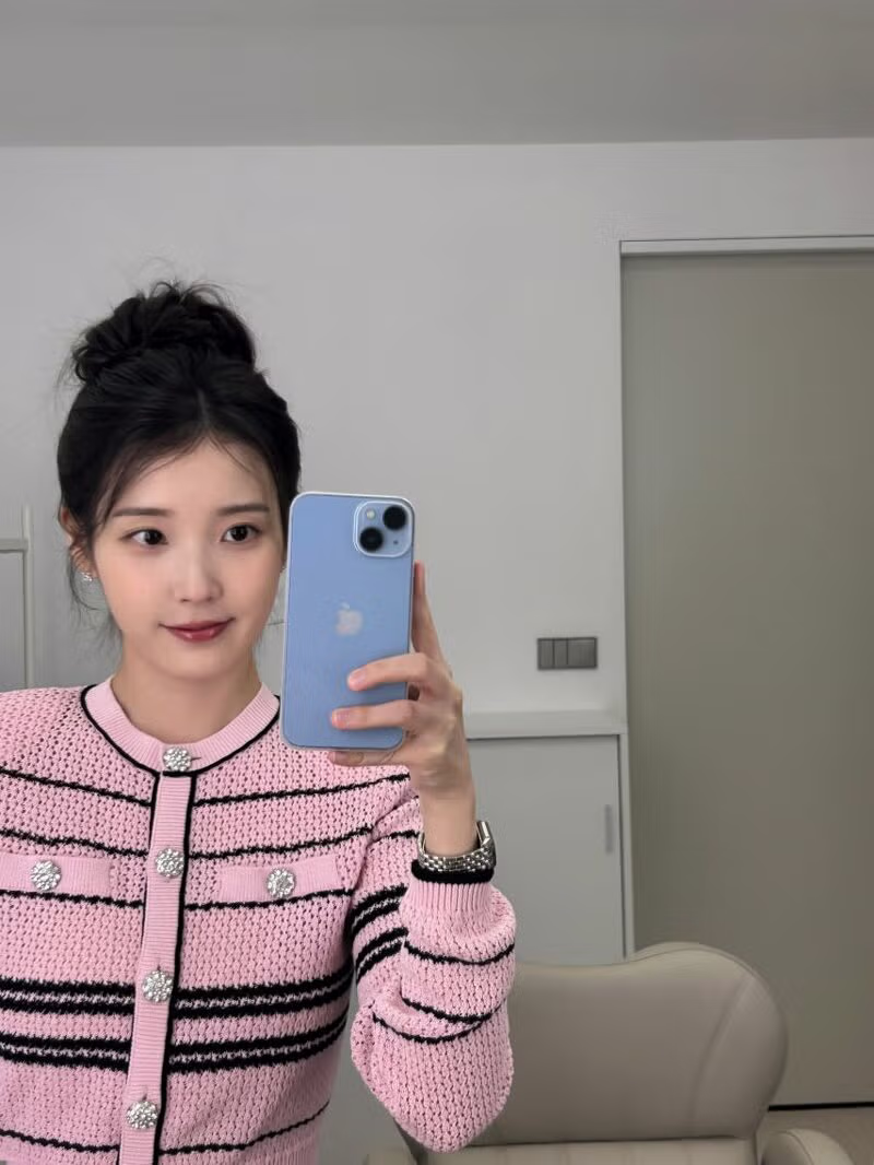 똥머리 아이유 3