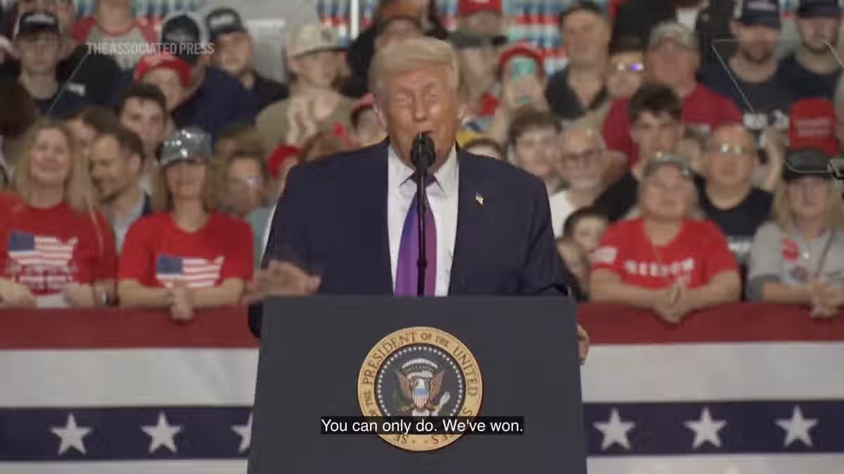 [속보]트럼프, "우리가 승리했다" 선언 2