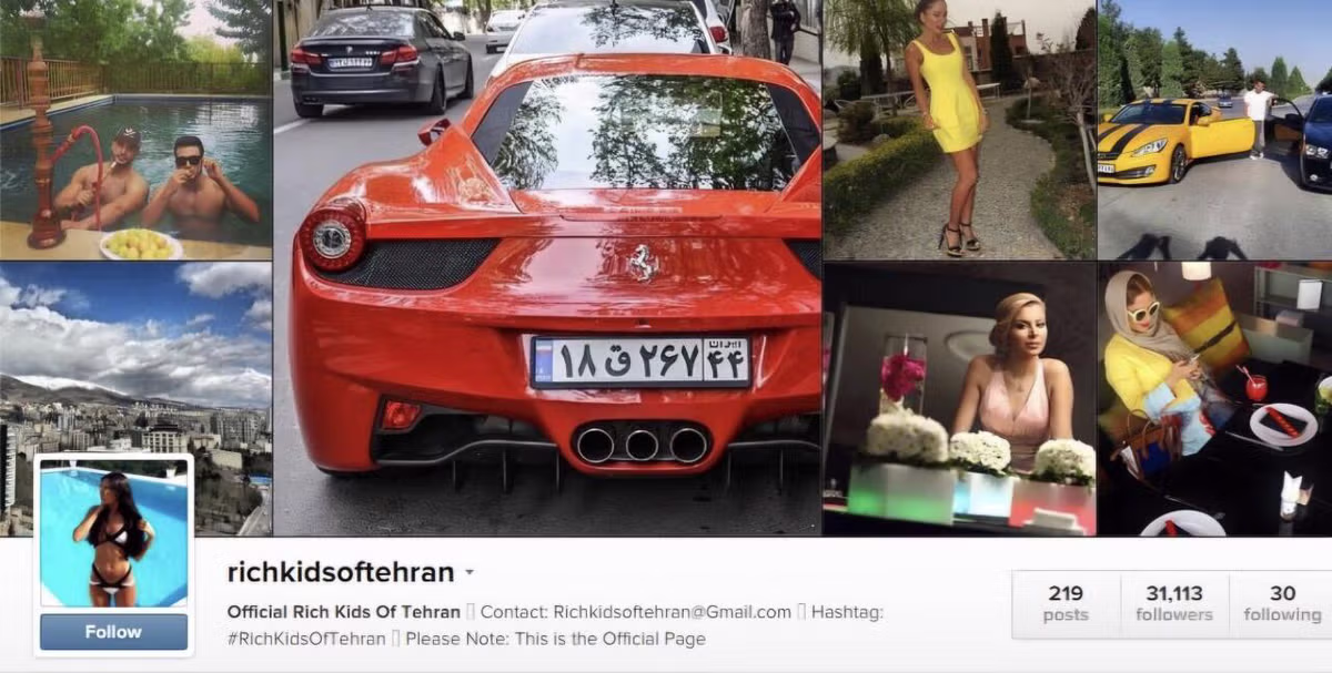 이란서민들은 인간고기방패,혁명수비대 자녀들은 미국 유럽 초호화생활 10