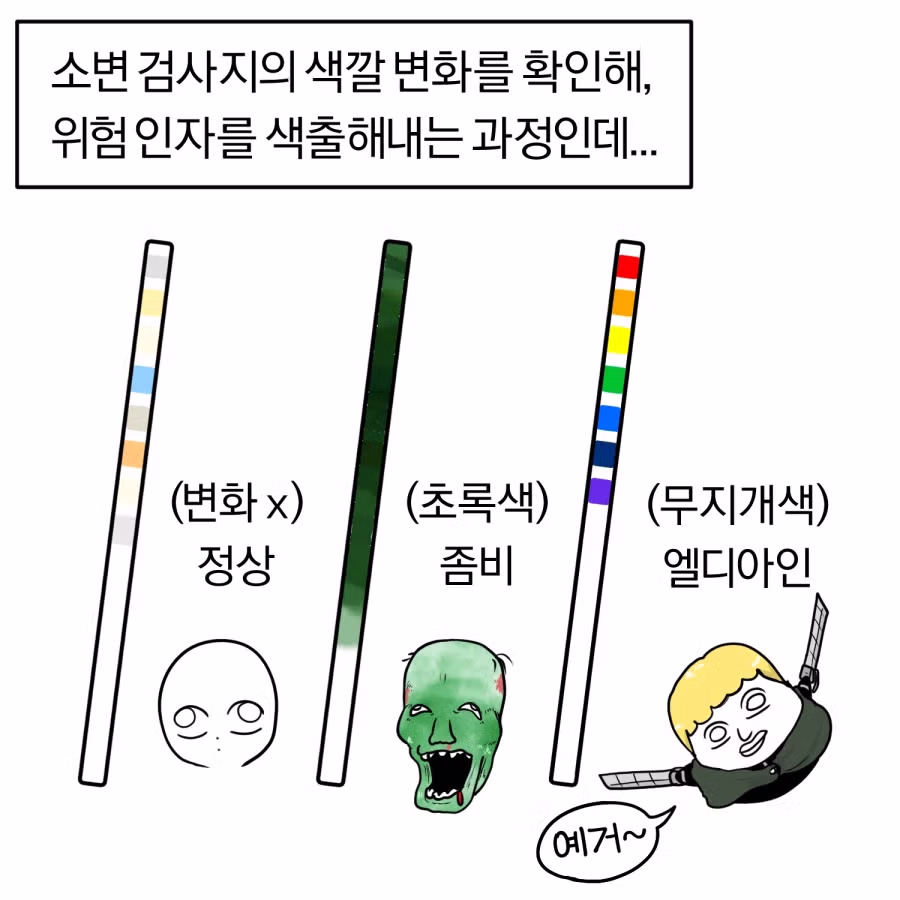 모르는 사람에게 오줌 묻힌 만화 3