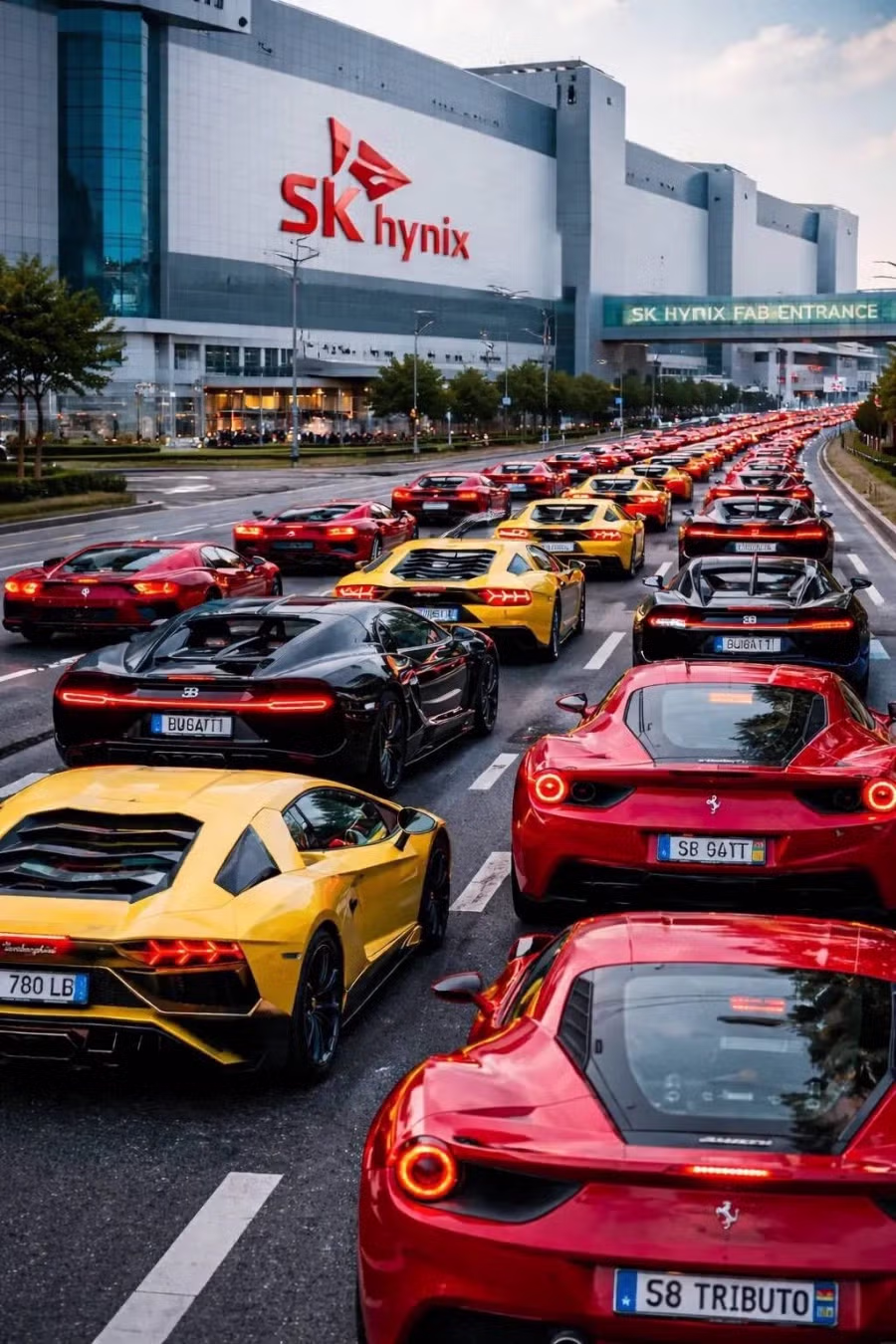 3년 뒤.... 하이닉스 출근길 풍경 ㄹㅇ.. 5