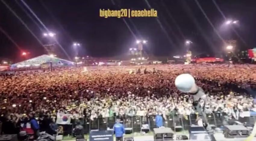 실시간 빅뱅 코첼라 현장 체감짤 4