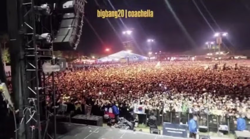 실시간 빅뱅 코첼라 현장 체감짤 5