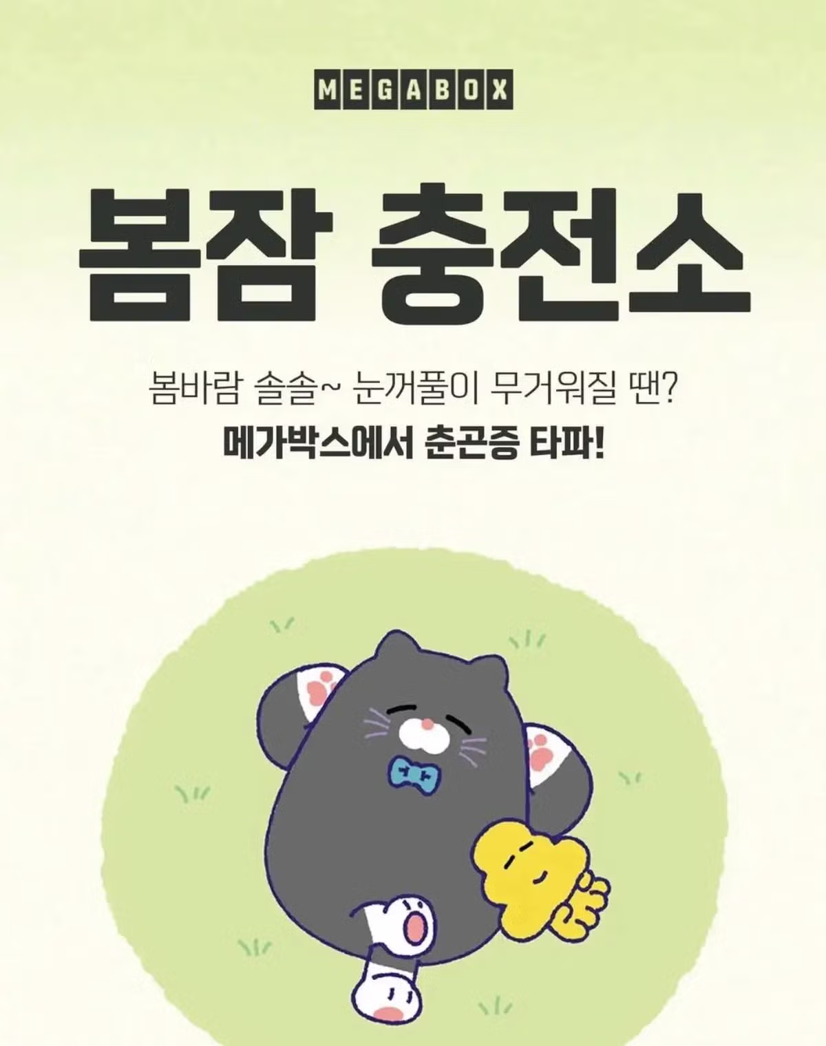 메가박스 수면관 3000원 2