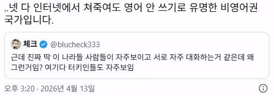 트위터 자동번역 풀리고 유난히 대화하는게 자주 보인다는 국가들 2
