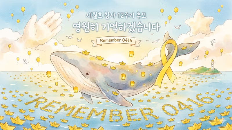 오늘은 세월호 참사 12주기입니다. 9