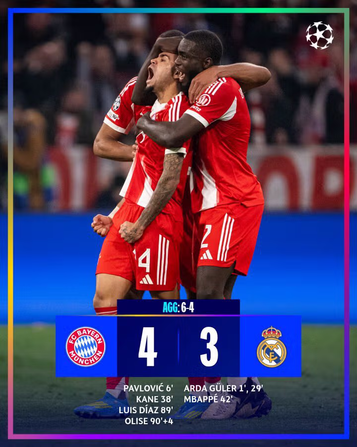 챔피언스리그 4강 대진표 완성 3