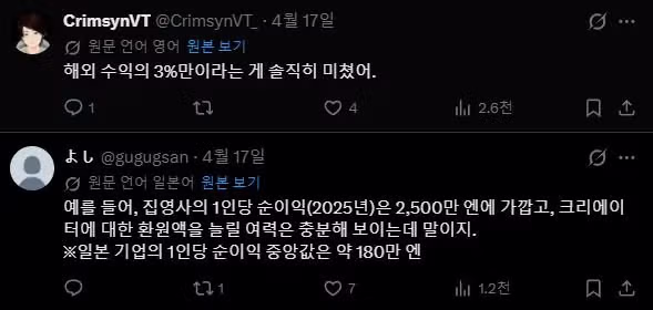 만화 불법 번역으로 세계대전 일어난 트위터 상황 7