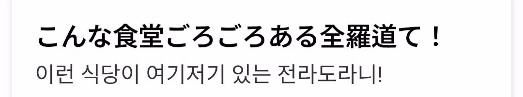 광주의 식당에서 묵은지 김치에 매료된 일본인 8