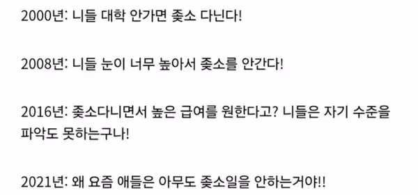 중소기업 67프로가 인력난 2