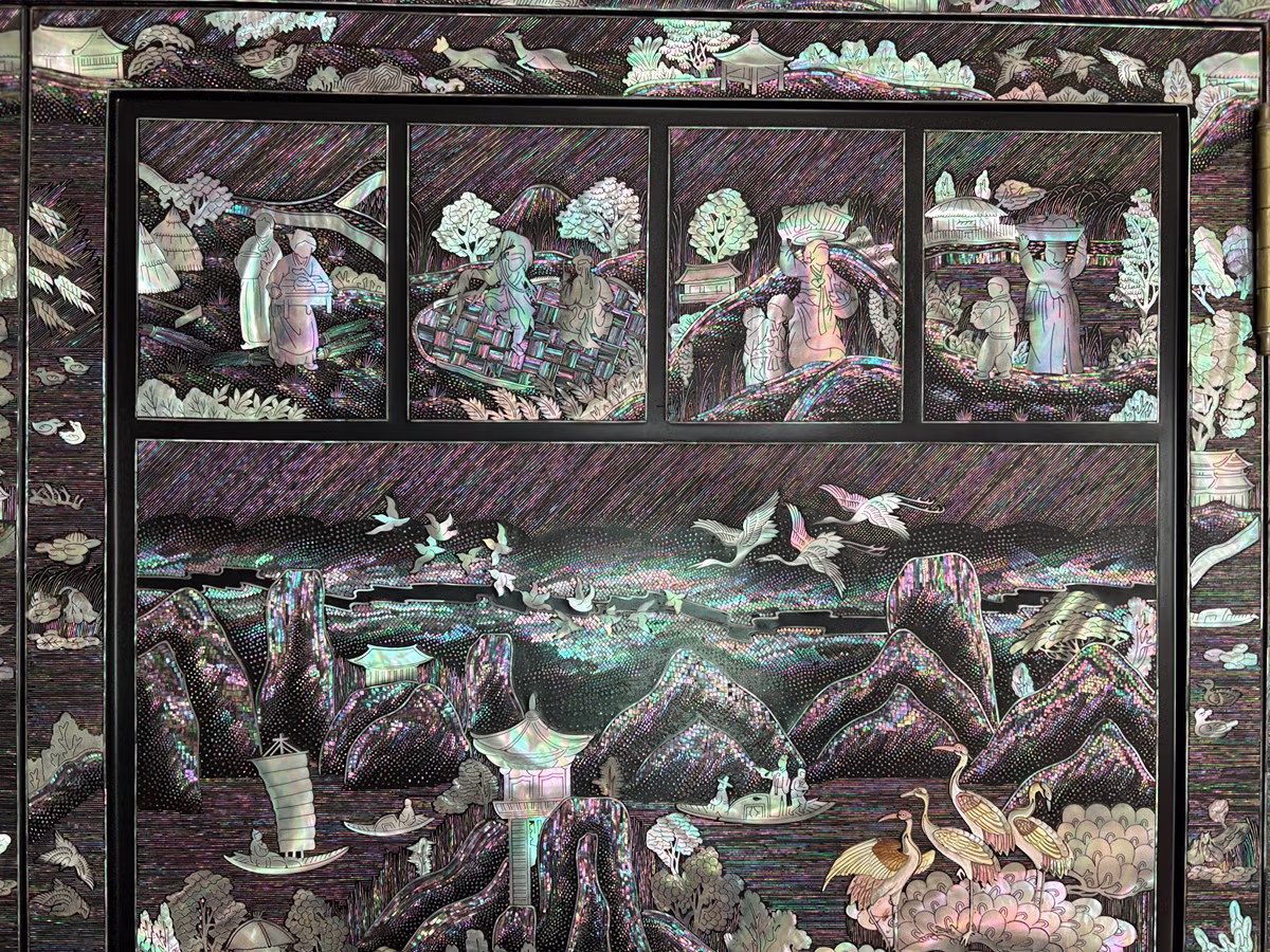 울집 찐부자였던 시절 친할머니가 주문제작해서 쓰던 자개장 - 밈카세