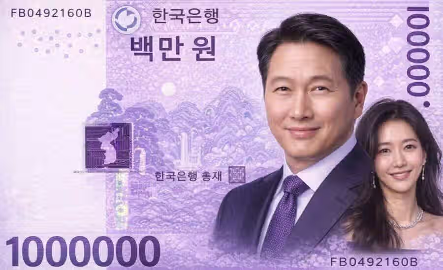 하이닉스 100만원 돌파 기념 화폐 2