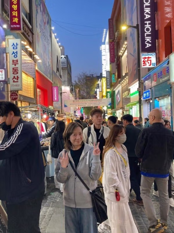 34년 전 한국에서 사진을 찍은 일본 여성 - 밈카세