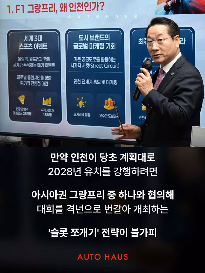 인천 F1 그랑프리 유치도전에 제동거는 튀르키예? - 밈카세