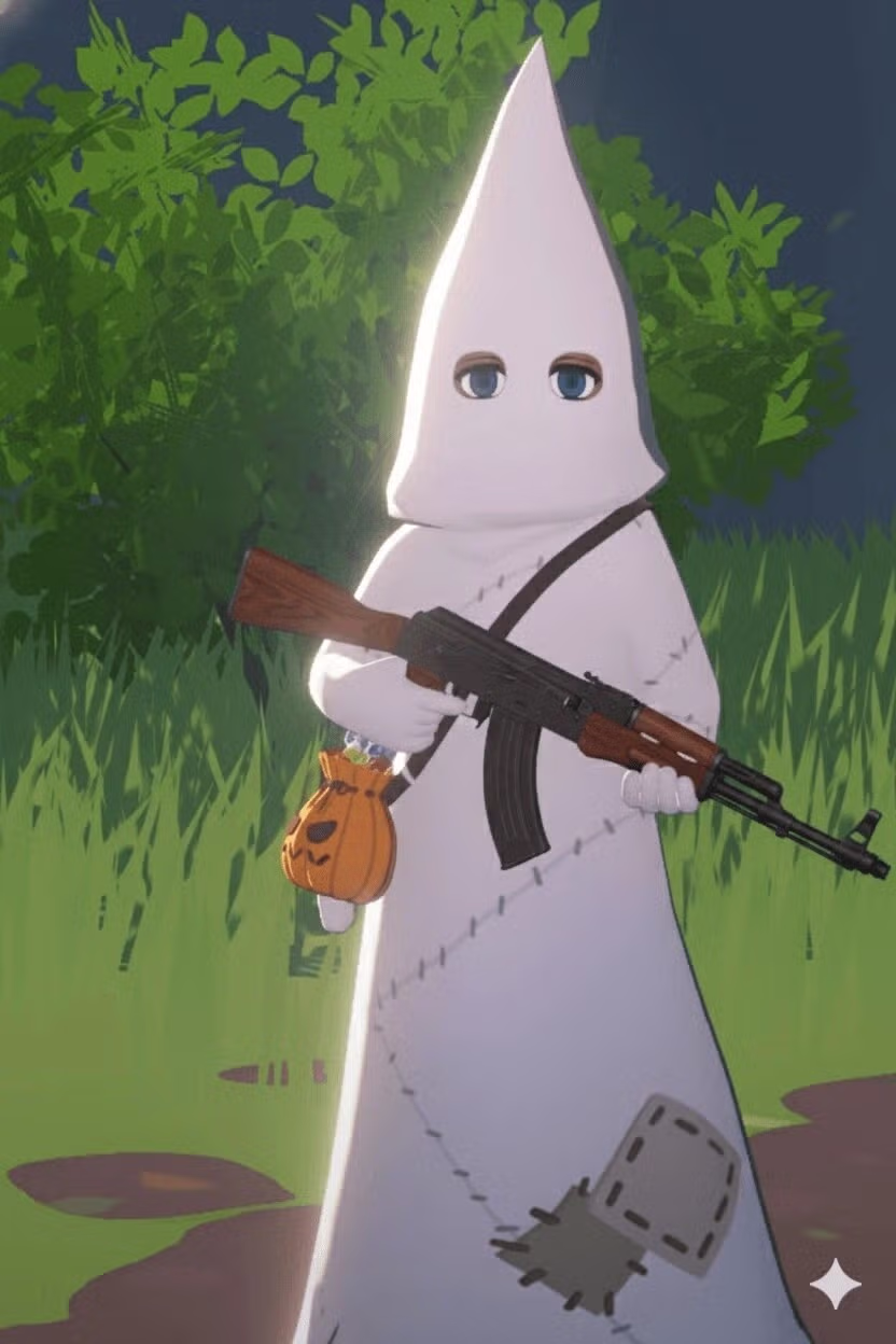 실패한 할로윈 스킨 3