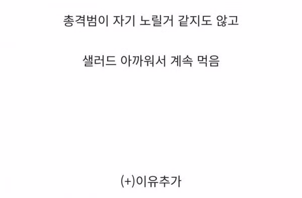 백악관 만찬장 총격 사건 직후 샐러드 먹는 할배.gif - 밈카세