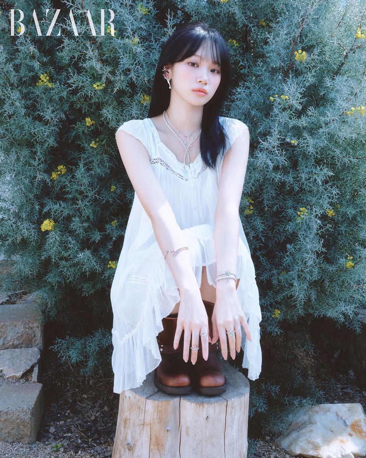 [하퍼스바자] 스와로브스키 X 르세라핌 김채원 - 밈카세