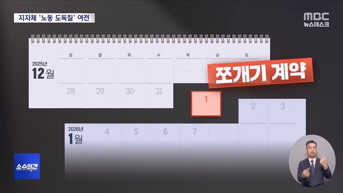 용역 회사의 퇴직금,연차 안 주는 방법 - 밈카세