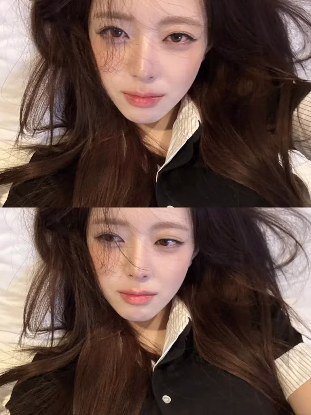 [연예인] ITZY 유나 침대 셀카 - 밈카세