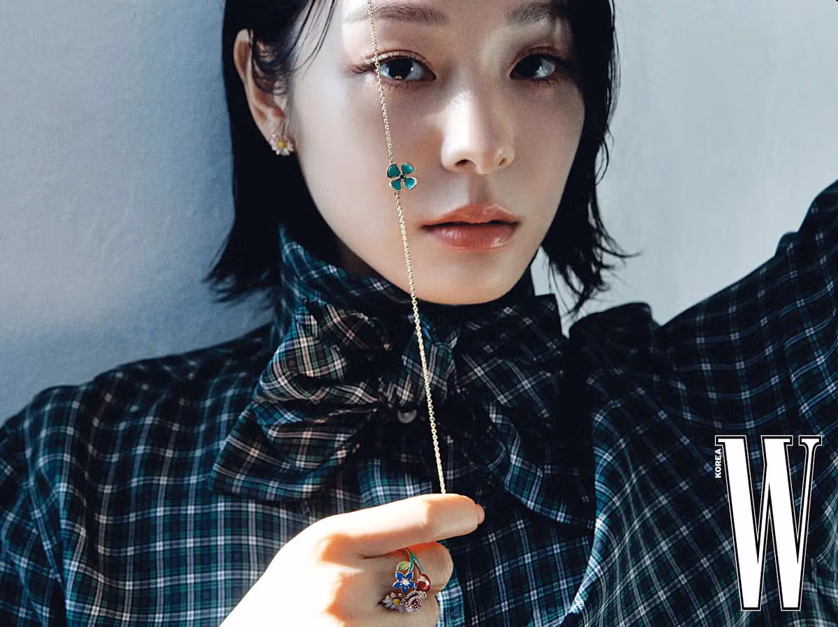 김연아 W Korea 화보 (단발머리!!!) - 밈카세
