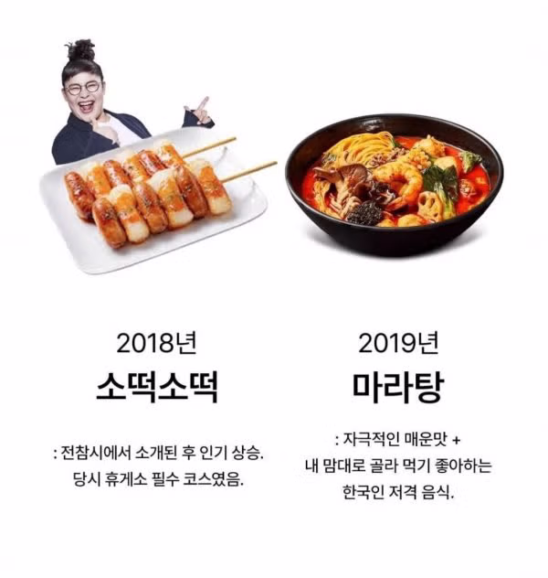 연도별 유행했던 음식들.jpg ㄷㄷㄷㄷㄷㄷㄷ - 밈카세