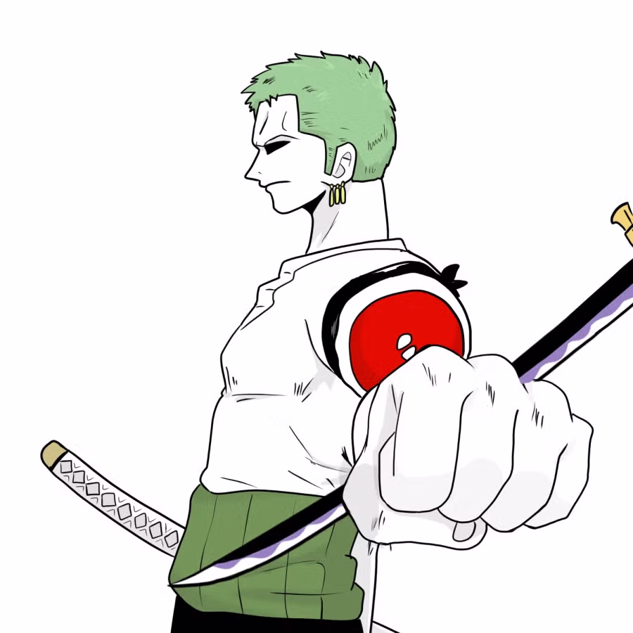 원피스) 요도를 발견한 조로 9