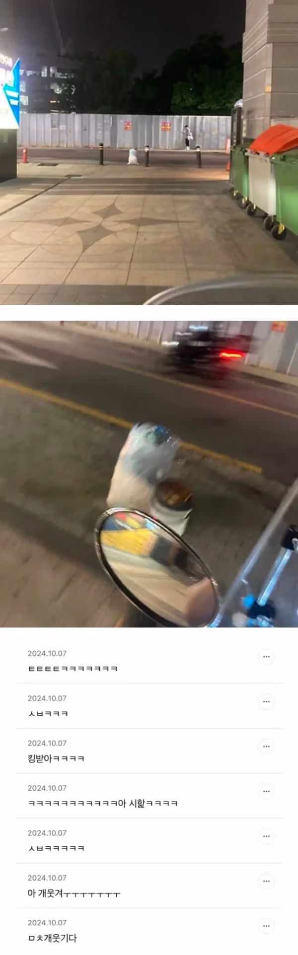 길거리에 쪼그려앉아 울고있는 대한항공 승무원 - 밈카세