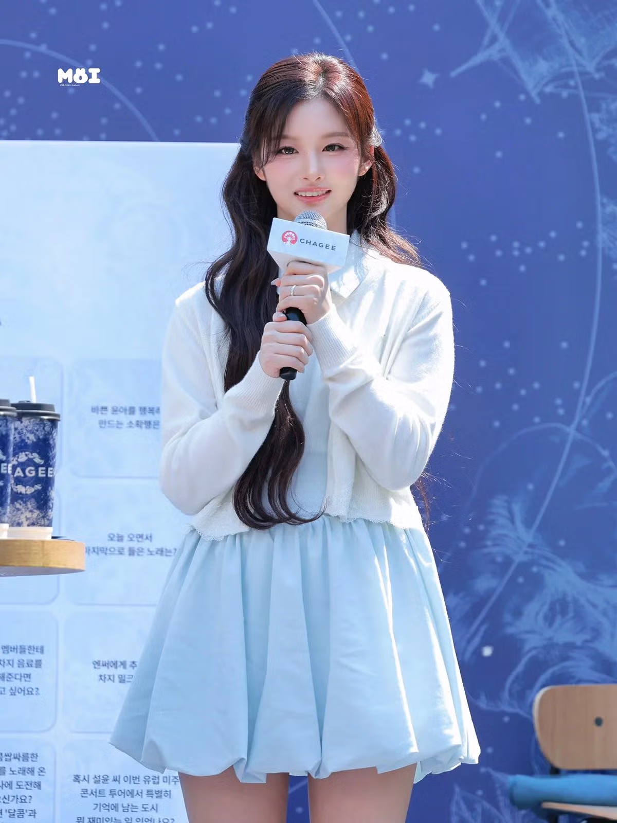 오늘 차지 밀크티 오픈 행사에서 미모 갱신한 엔믹스 설윤.JPG - 밈카세
