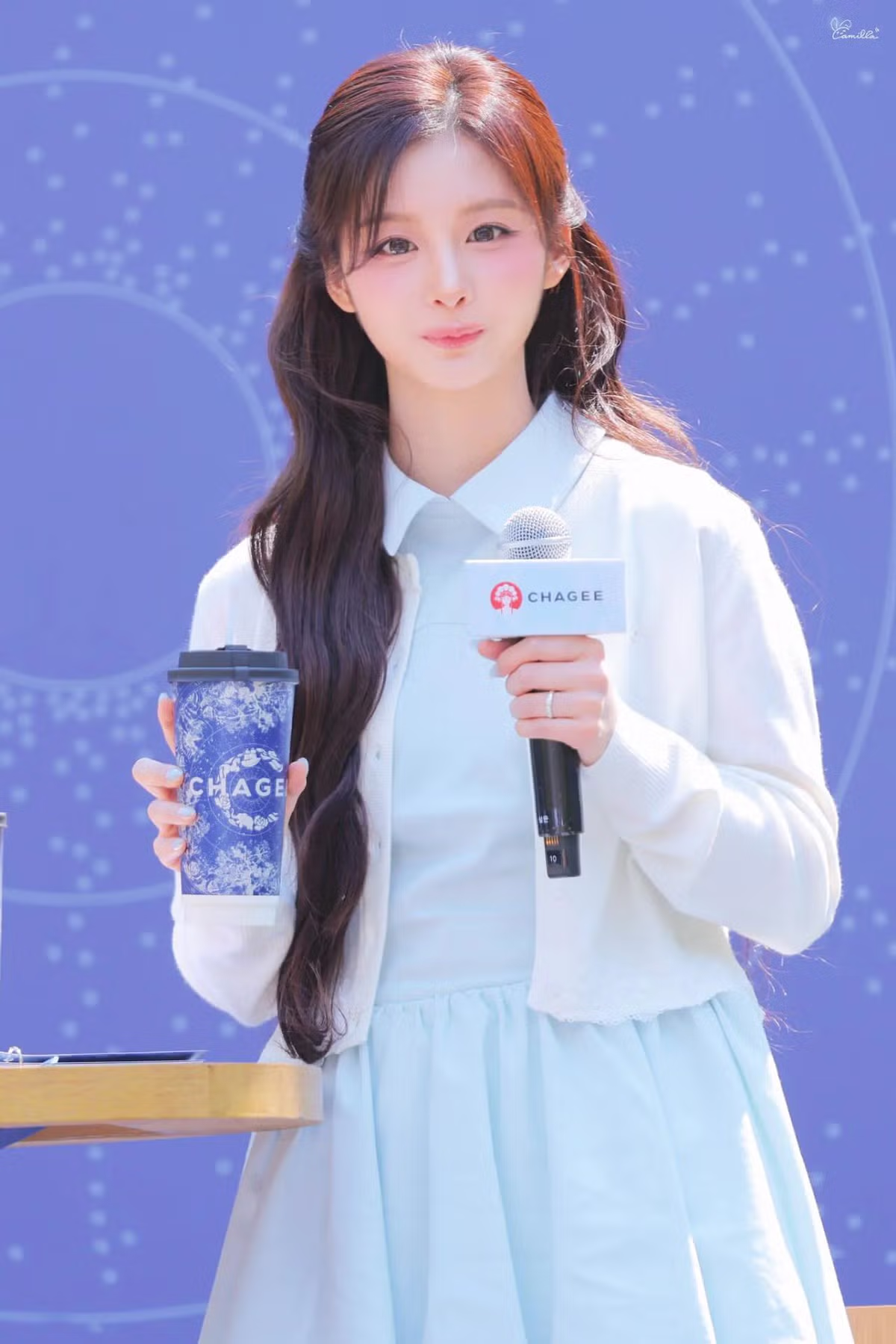 오늘 차지 밀크티 오픈 행사에서 미모 갱신한 엔믹스 설윤.JPG - 밈카세