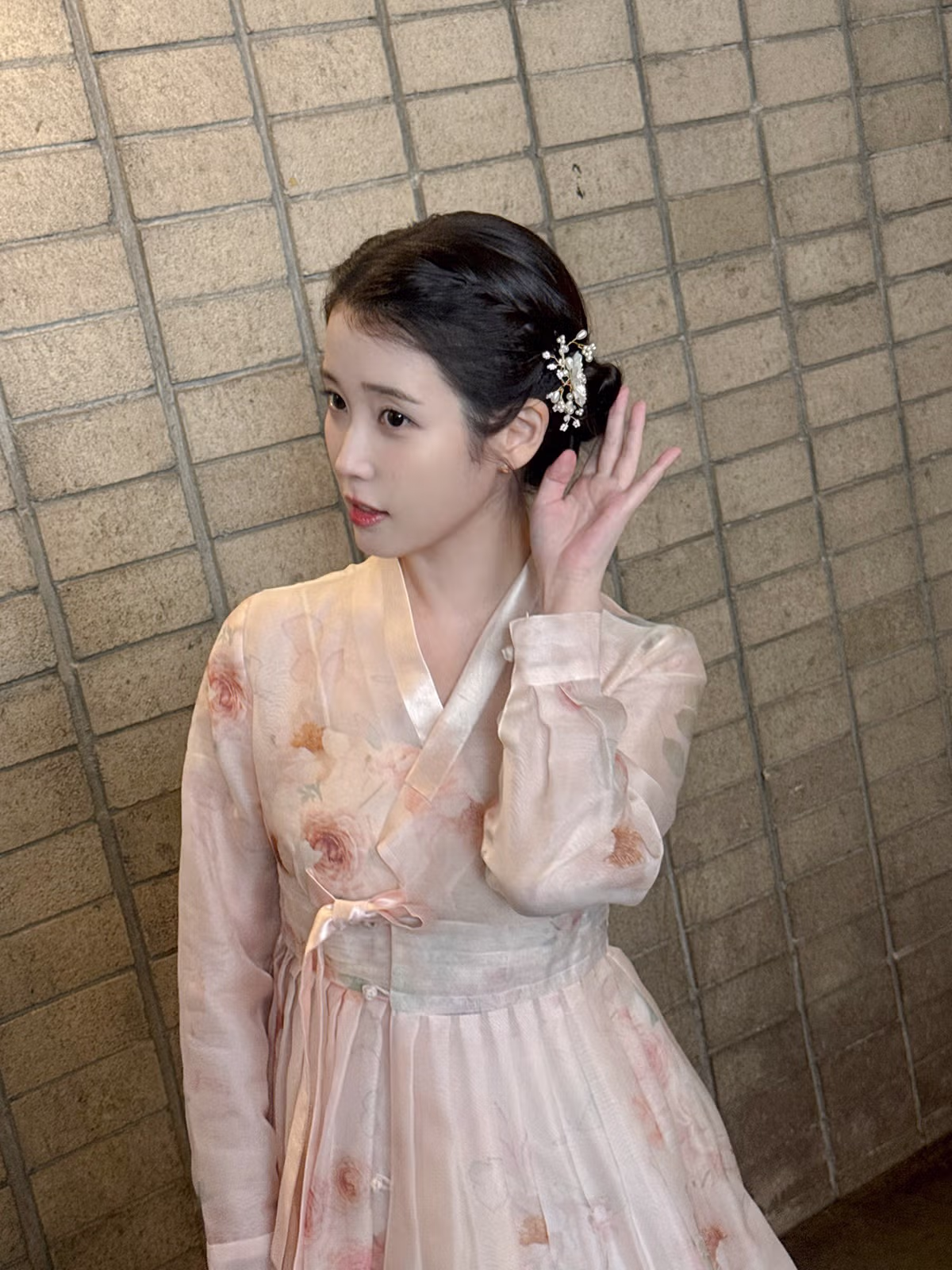 자컨에서 한복입은 아이유🍑 - 밈카세