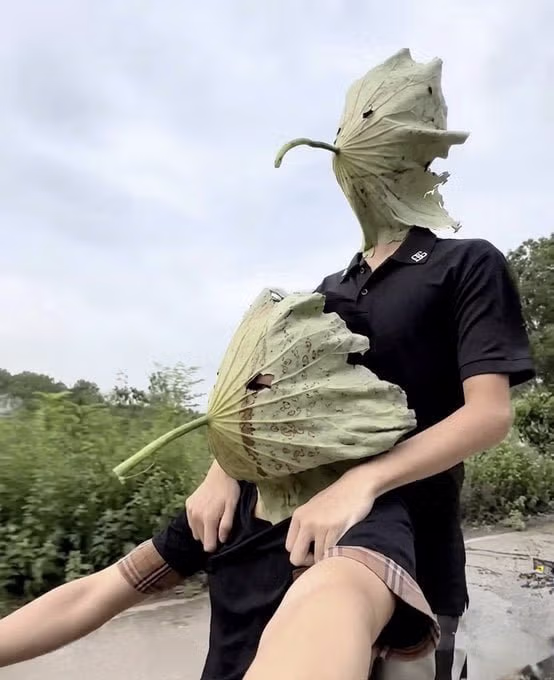 중국에서 퍼지고 있다는 햇빛 차단법 - 밈카세