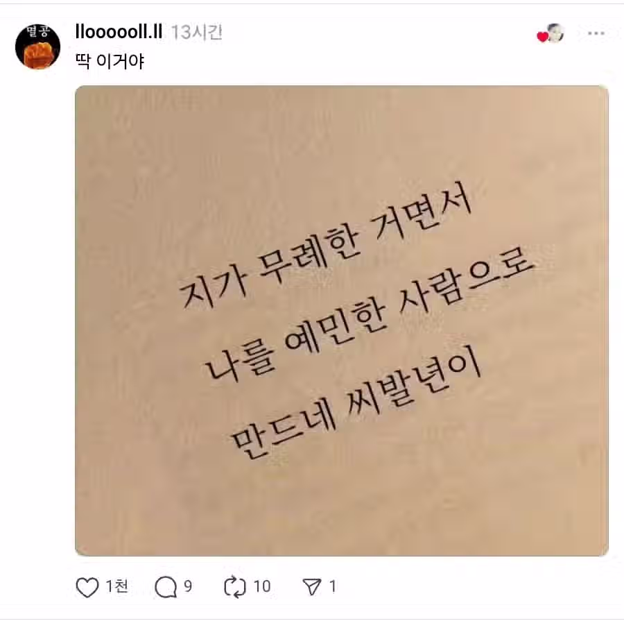 지가 무례한 거면서 나를 예민한 사람으로 만드네.jpg 2