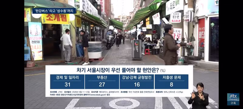 서울시장 선거 서울 민심 인터뷰. - 밈카세