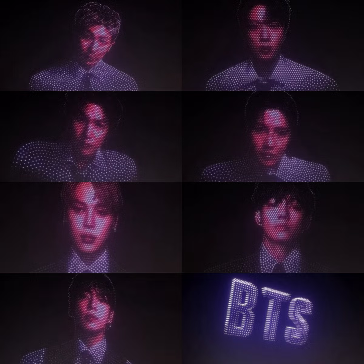 방탄 드론쇼로 보는 4년간의 기술발전 jpg. 2