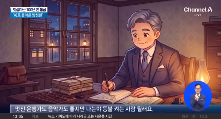 어린이날 103주년을 맞아 복원된 방정환 선생 - 밈카세