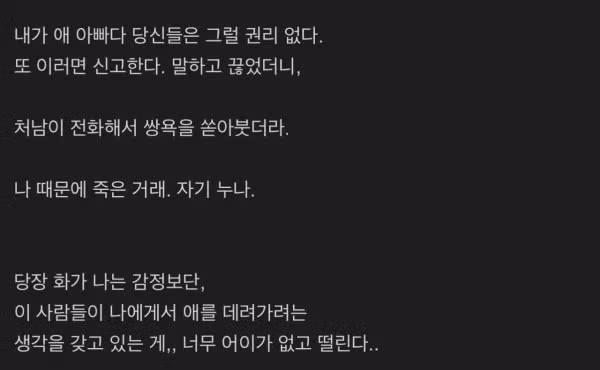 혼자서 딸 키우고 있는 애아빠의 글.jpg - 밈카세