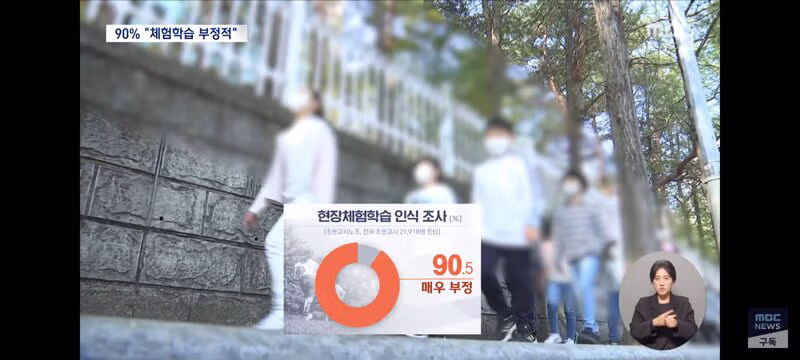 타이어 마모도 체크' 수학여행 황당 지침‥"악성 민원 방패 필요" 글도 강타 - 밈카세