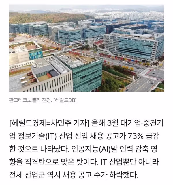 진짜로 망해버린 취업시장 근황 - 개드립 인기글 이미지 2 - 밈카세
