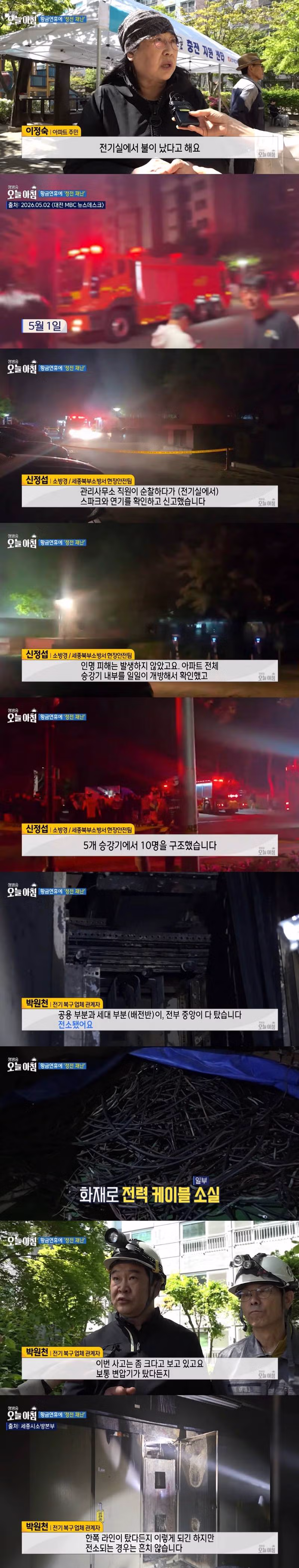 최근 정전으로 난리난 세종시의 한 아파트.jpg - 밈카세