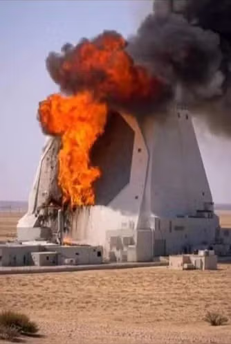 이란 미사일에 파괴된 1조 4천억짜리 레이더 4