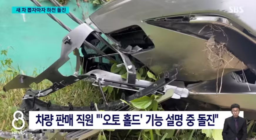 새 차 받자마자 사고 낸 70대 운전자 - 보배드림 인기글 이미지 5 - 밈카세