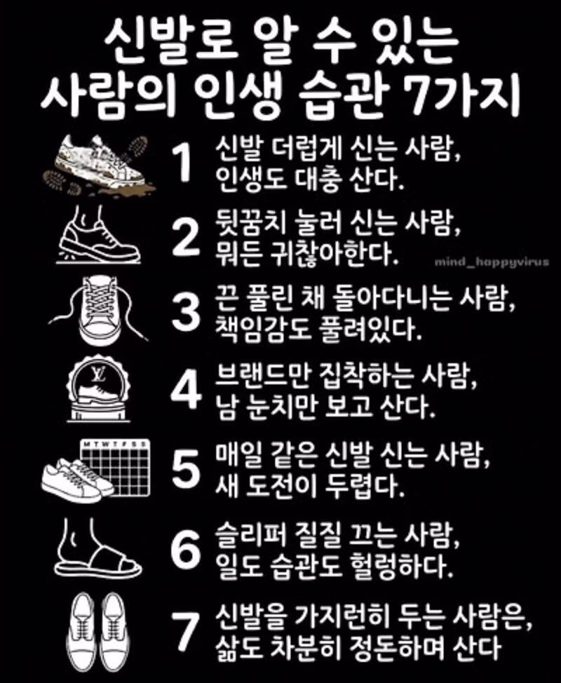 신발 상태로 알 수 있는 사람의 생활 습관 - 인스티즈 인기글 이미지 1 - 밈카세