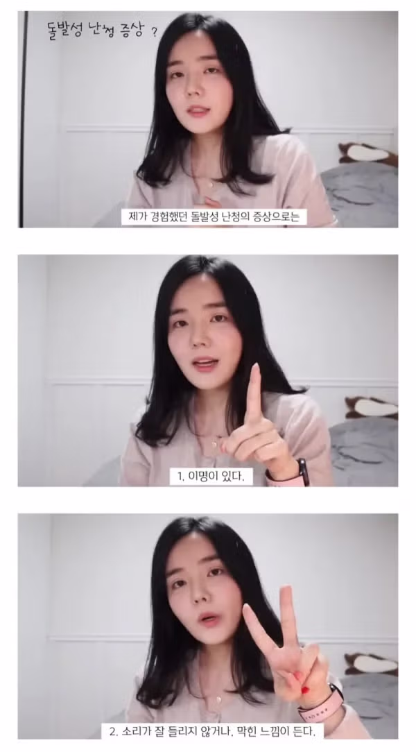 돌발성 난청의 주요 전조증상 - 뽐뿌 인기글 이미지 1 - 밈카세