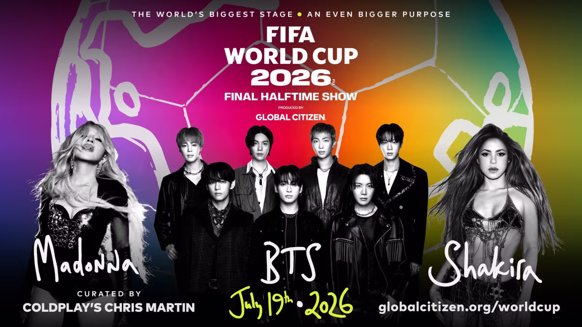 방탄소년단 2026 월드컵 결승전 하프타임 쇼 헤드라이너 선정 - 와이고수 인기글 이미지 1 - 밈카세