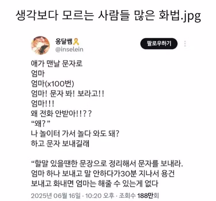 생각보다 모르는 사람이 많은 화법.jpg - 인벤 인기글 이미지 1 - 밈카세