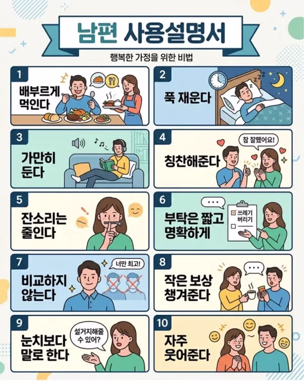 남편 사용 설명서 - 보배드림 인기글 이미지 1 - 밈카세